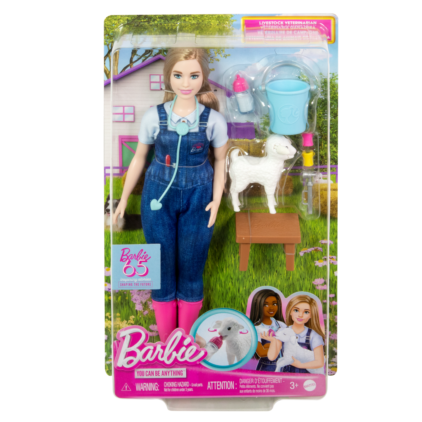 Barbie Carrières 65Eanniversaire Vétérinaire de Campagne, 10Acc.