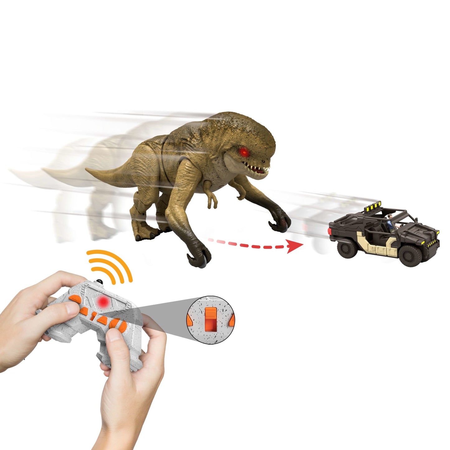 Jw  Rebirth  Pistage et Morsure  Dinosaure Méchant1 et Véhicule