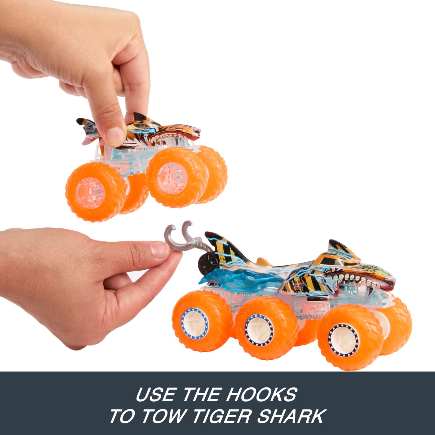 Hot Wheels Monster Trucks Power Smashers Toy Truck & Big Rig Multipack (4 Toy Trucks)