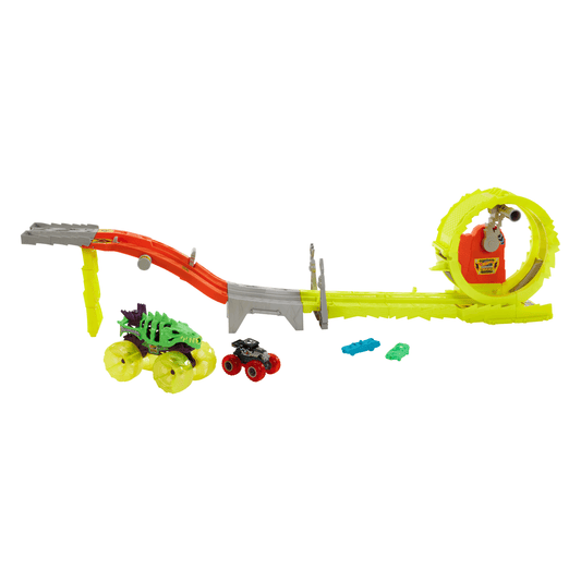 Hot Wheels Monster Trucks-Défi Course Électrifiante-Coffret