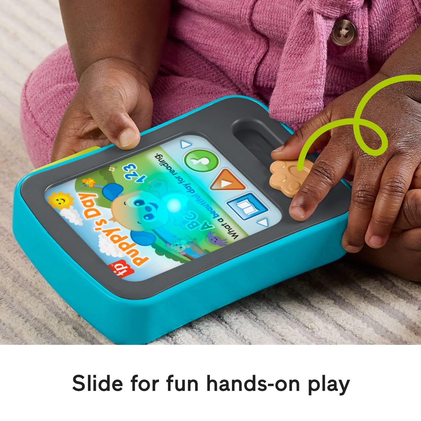 Fisher-Price Laugh & Learn Puppy's Storytime Reader Baby Electronic Learning Toy With Music & Lights