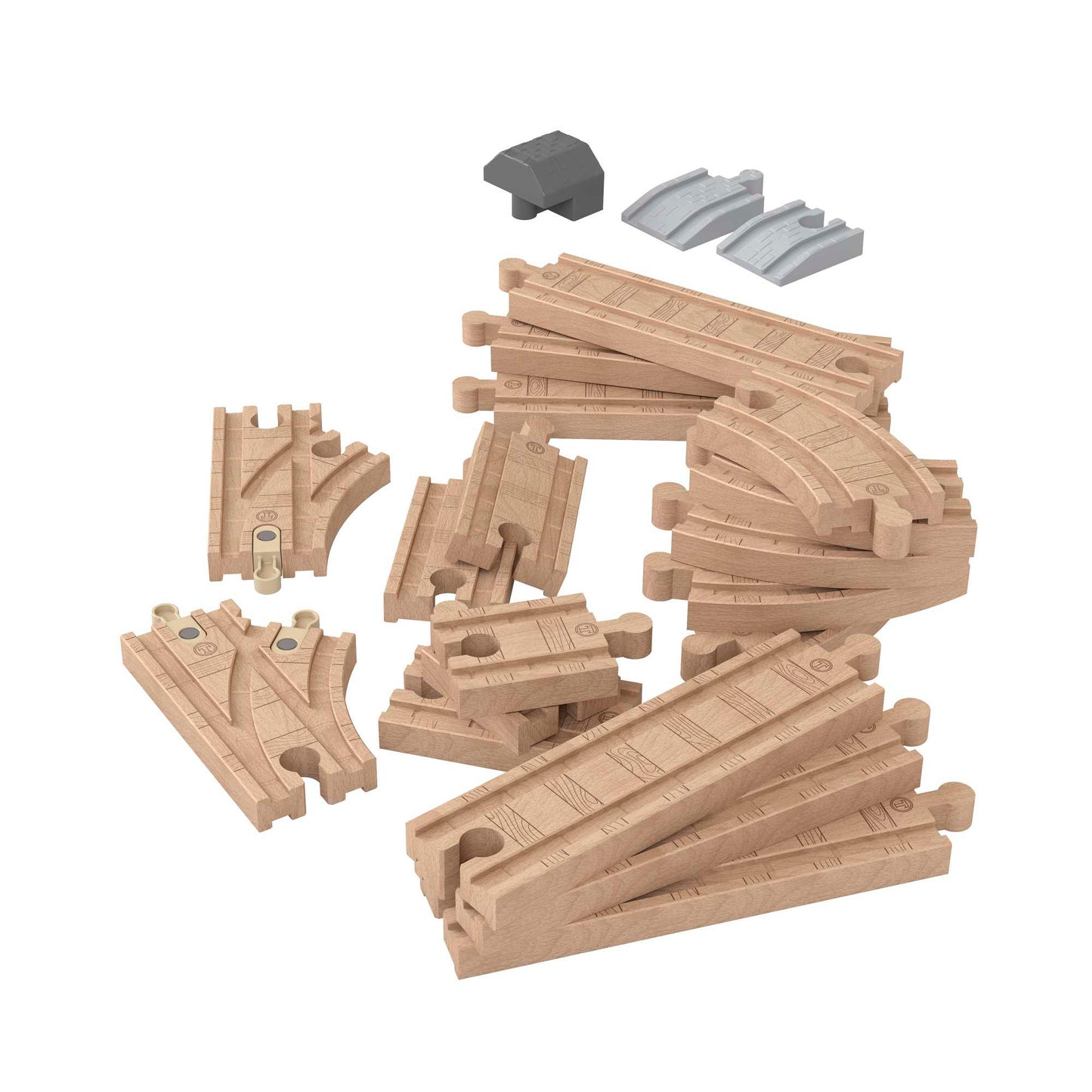Fisher-Price Thomas & Friends Wooden Railway Expansion Clackety Track Pack
