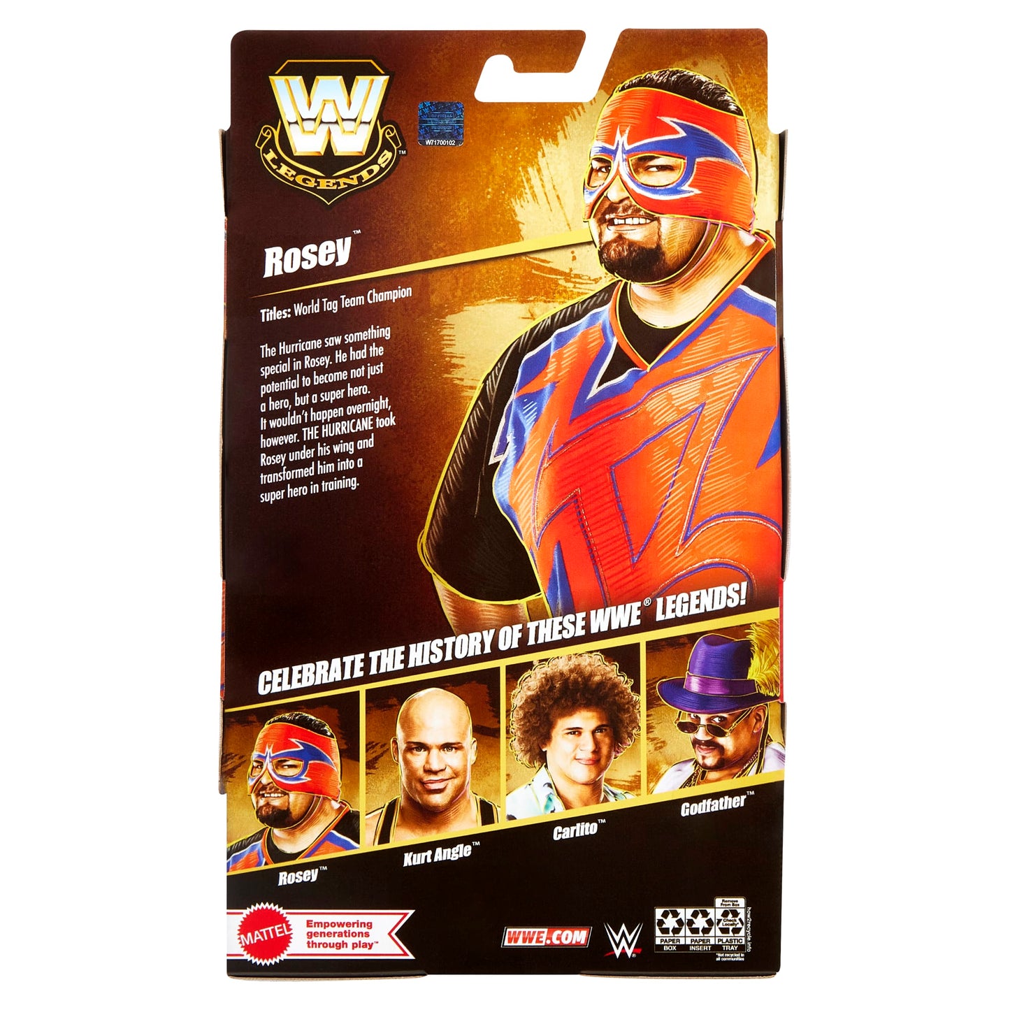 Wwe  Collection Elite  Legends  Série26  Figurine  Rosey