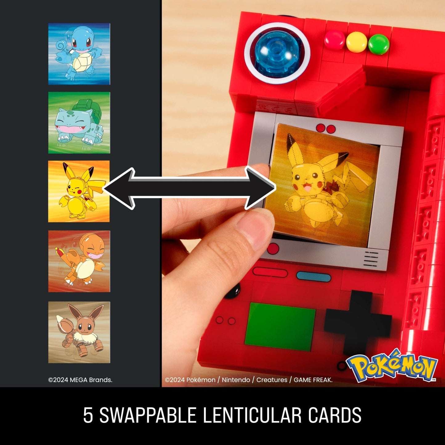 MEGA Pokémon Kanto Region Pokédex Building Kit (322Pieces) For Collectors